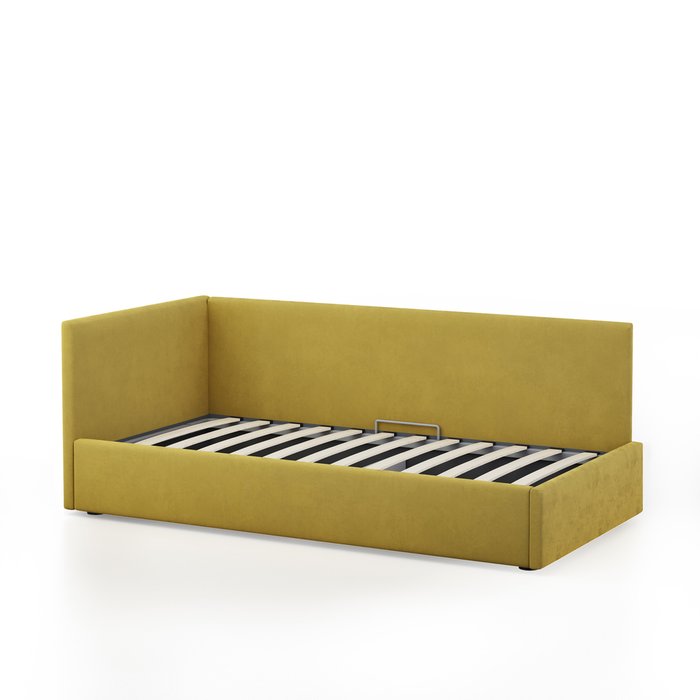 Кровать Меркурий-2 120х200 желтого цвета с подъемным механизмом - купить Кровати для спальни по цене 28080.0