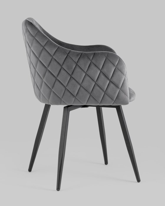 Стул вращающийся Ника серого цвета - купить Обеденные стулья по цене 13990.0