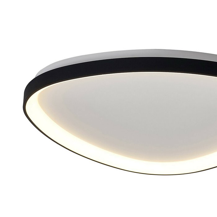 Светильник потолочный Niseko L черно-белого цвета - купить Потолочные светильники по цене 39951.0