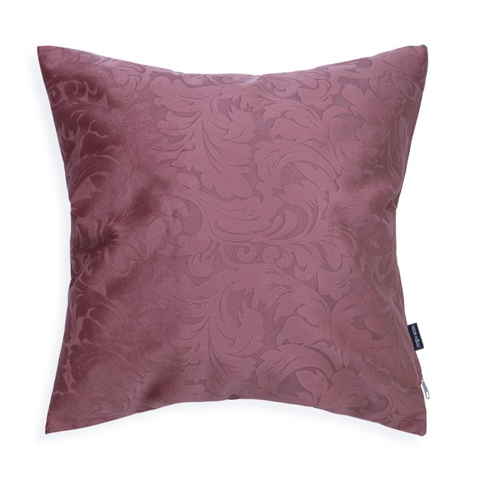 Чехол для подушки Ameli Berry 45х45 темно-розового цвета