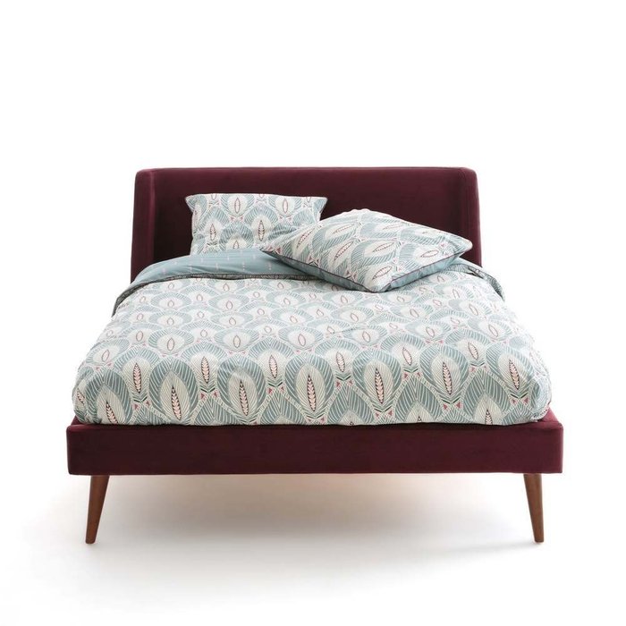 Кровать Smon 140х190 красного цвета - купить Кровати для спальни по цене 41613.0