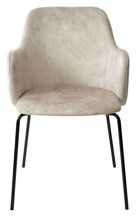 Стул с подлокотниками Amaretto светло-бежевого цвета - лучшие Обеденные стулья в INMYROOM