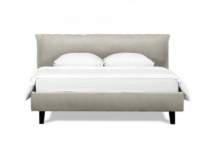 Кровать Queen Anastasia L 160х200 светло-серого цвета