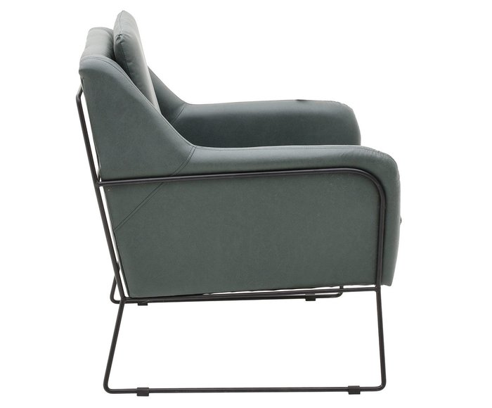 Интерьерное кресло серого цвета на металлических ножках - лучшие Интерьерные кресла в INMYROOM