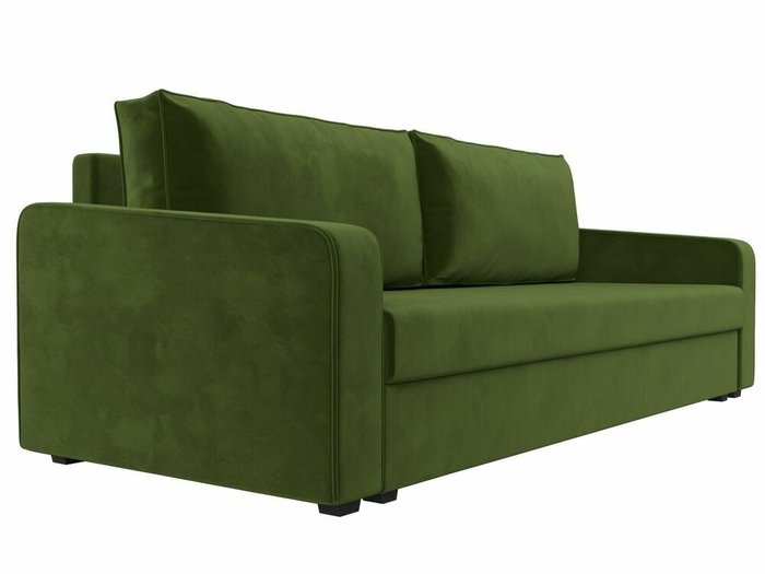 Диван-кровать Лига 009 зеленого цвета  - лучшие Прямые диваны в INMYROOM