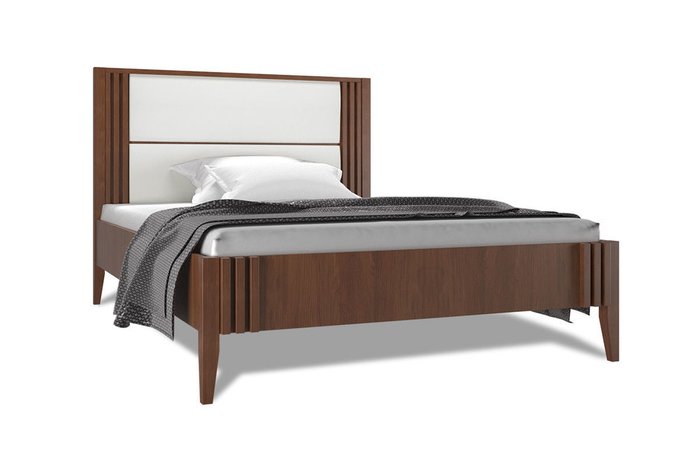 Кровать Chicago 140х200 коричневого цвета