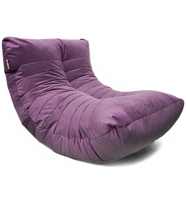 Кресло мешок Кокон Maserrati 18 XL фиолетового цвета