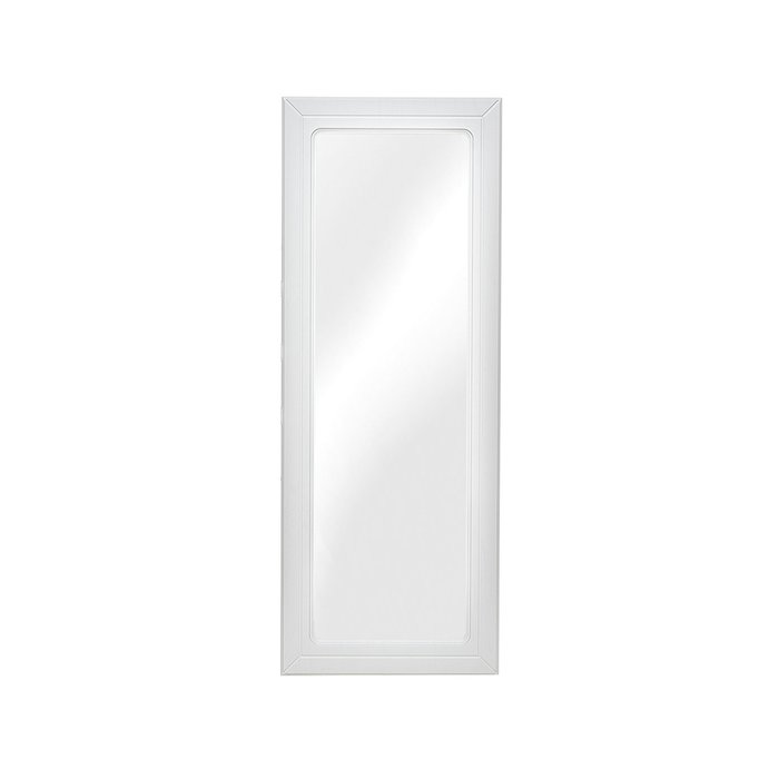 Настенное зеркало Локи в раме белого цвета 