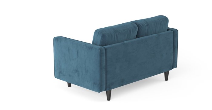 Двухместный раскладной диван Scott MTR голубой - лучшие Прямые диваны в INMYROOM
