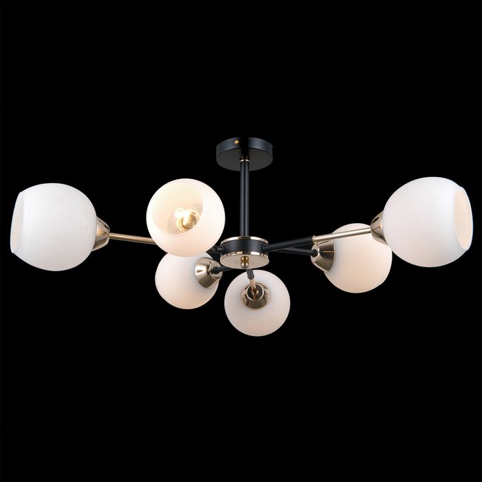 IL0715-6CSQ-24 BK GD LIBRA светильник потолочный IL0715-6CSQ-24 BK GD LIBRA светильник потолочный