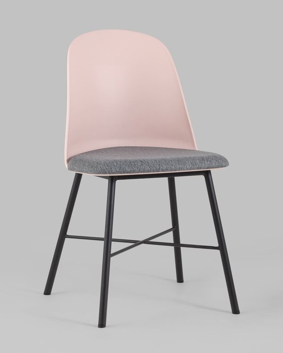 Стул Shell серо-розового цвета - купить Обеденные стулья по цене 4565.0
