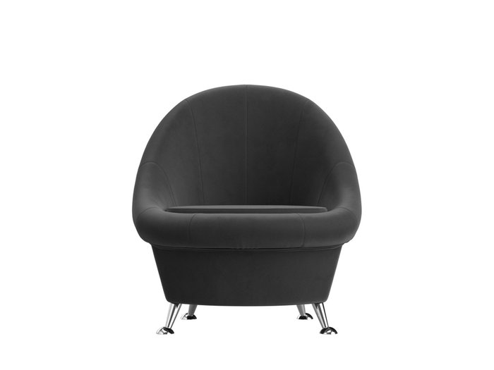 Кресло Амелия серого цвета - купить Интерьерные кресла по цене 20999.0