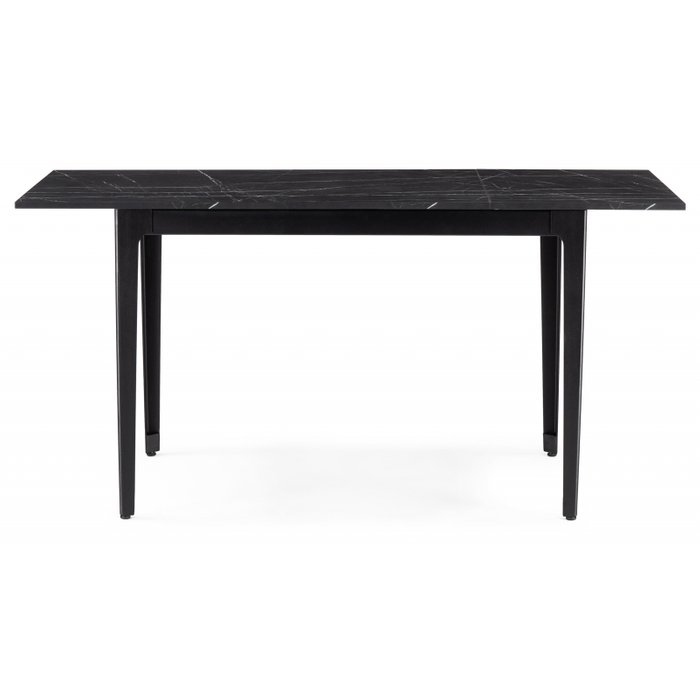 Раздвижной обеденный стол Айленд черного цвета - лучшие Обеденные столы в INMYROOM