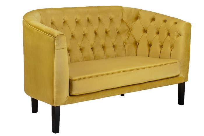 Диван Harry gold желтого цвета - купить Прямые диваны по цене 89600.0