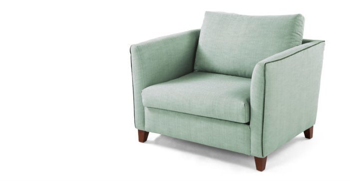 Кресло Bari MT серо-зеленого цвета - купить Интерьерные кресла по цене 34200.0