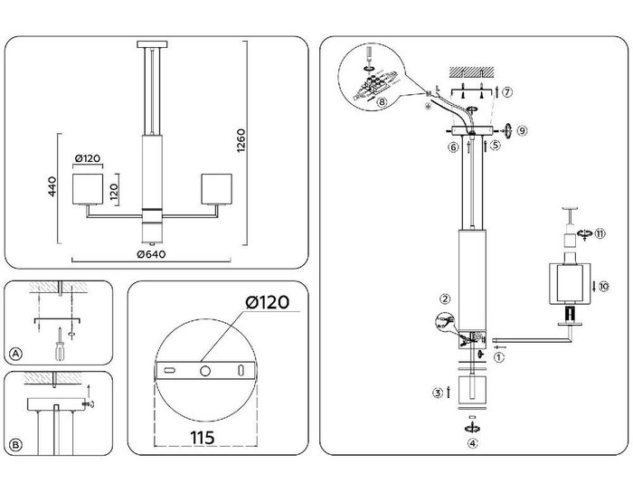 Подвесная люстра Heigh Light LH56001 (стекло, цвет белый) - лучшие Подвесные люстры в INMYROOM