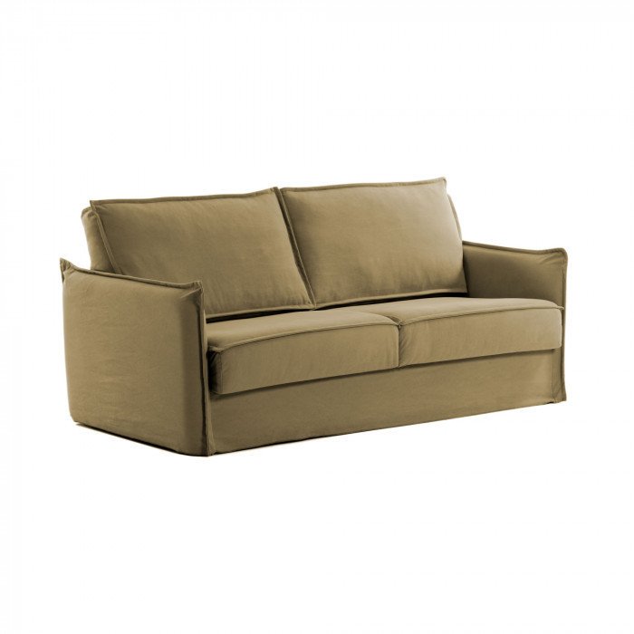 Диван-кровать Samsa с полиуретановым матрасом  коричневым цвета - купить Прямые диваны по цене 205990.0