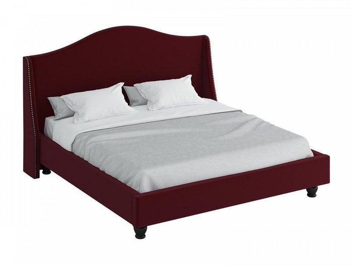 Кровать "Soul" с высокой спинкой и декоративными элементами 200х200 см