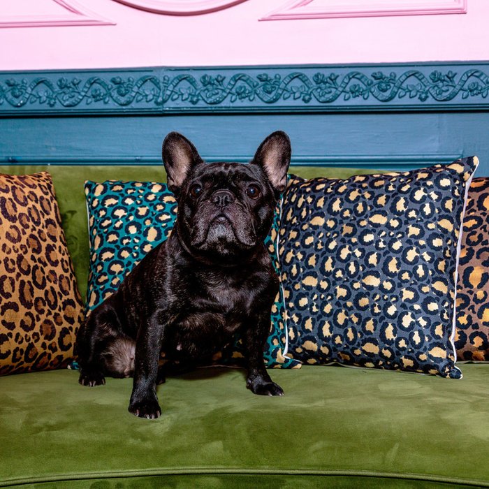Интерьерная подушка Леопард с чехлом из полиэстера  - лучшие Декоративные подушки в INMYROOM