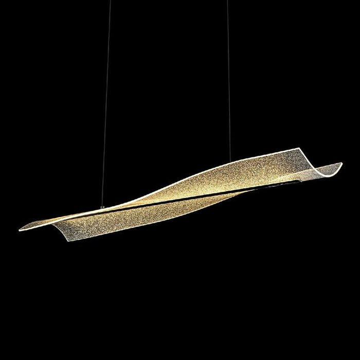 Подвесная люстра MS.8005.1200 BK (акрил, цвет прозрачный) - купить Подвесные люстры по цене 25000