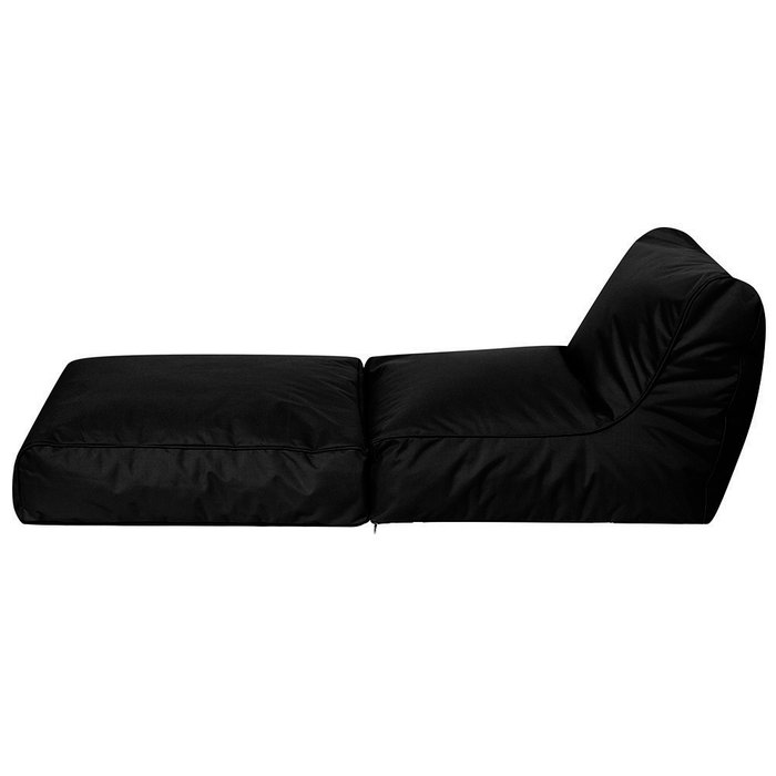 Раскладное кресло-лежак черного цвета - лучшие Бескаркасная мебель в INMYROOM