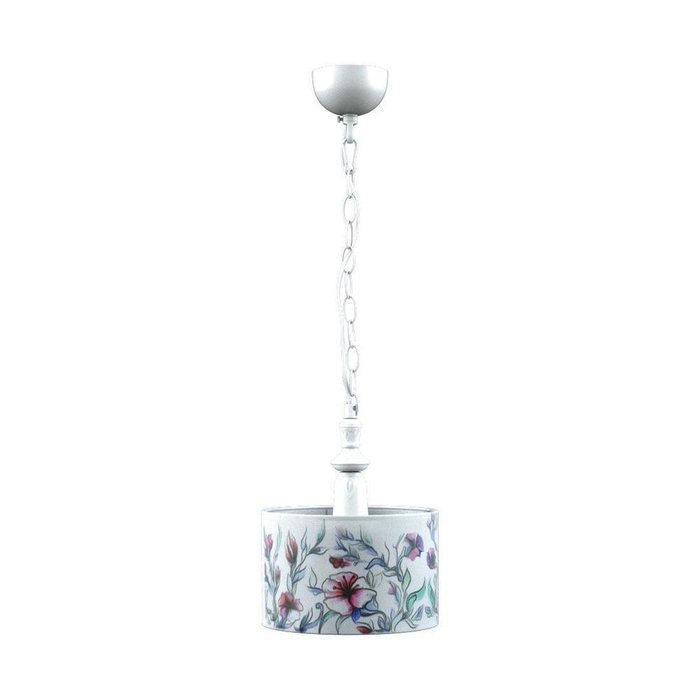 Подвесной светильник Provence с текстильным абажуром