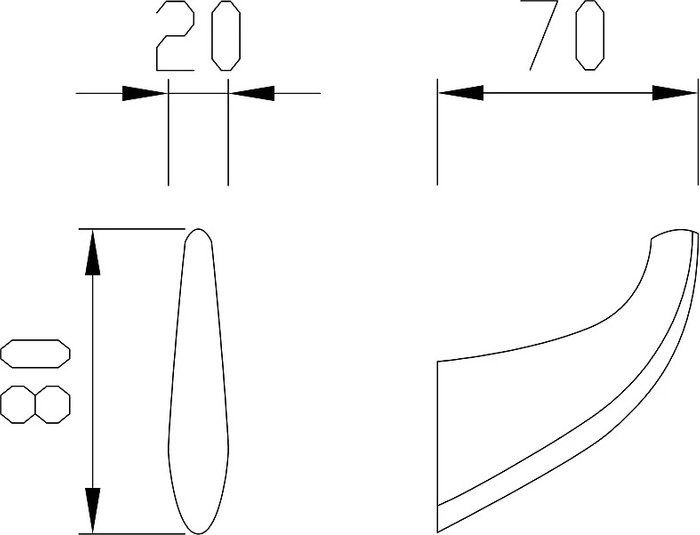 Крючок Liner - купить Держатели для полотенец по цене 2520