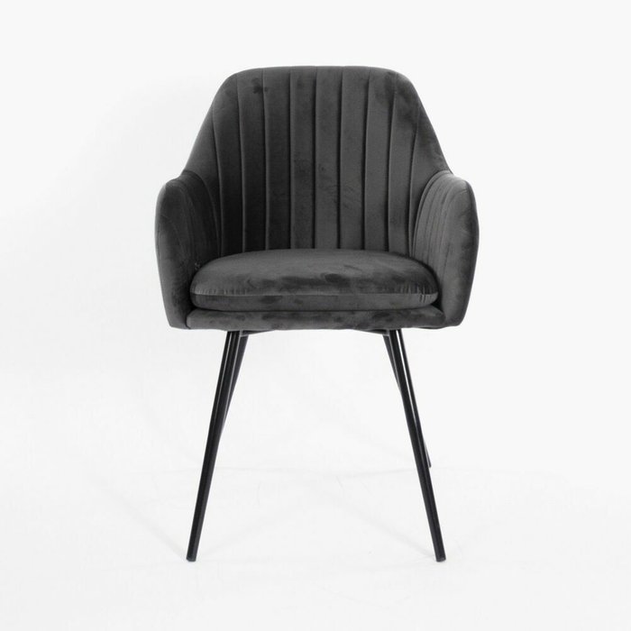 Стул Лозанна темно-серого цвета - купить Обеденные стулья по цене 8900.0