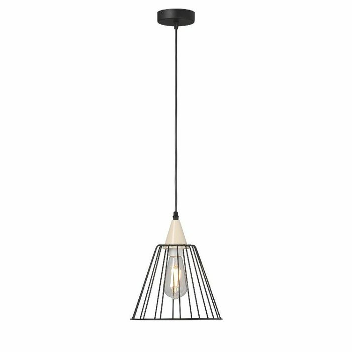 Подвесной светильник V2848-1/1S (металл, цвет черный) - лучшие Подвесные светильники в INMYROOM