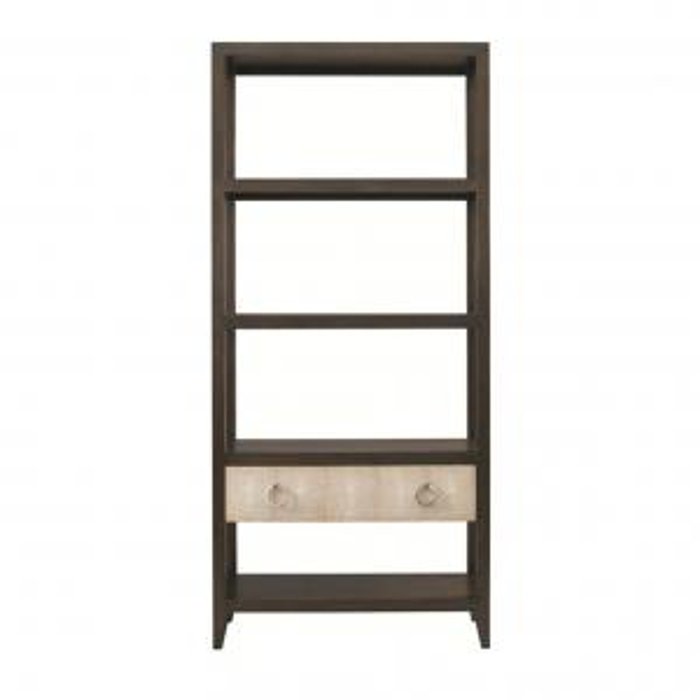 Стеллаж GREGORY BOOKCASE WITH DRAWER - BROWN
