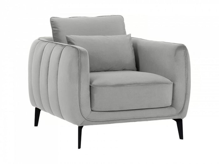 Кресло Amsterdam серого цвета - купить Интерьерные кресла по цене 53640.0