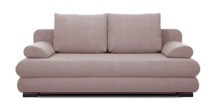 Прямой диван-кровать Фабио светло-коричневого цвета