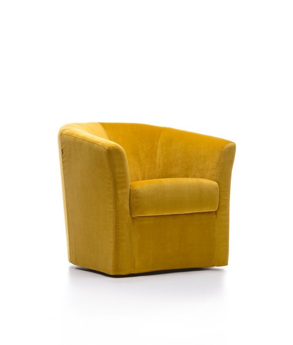 Вращающееся кресло Yoyo желтого цвета