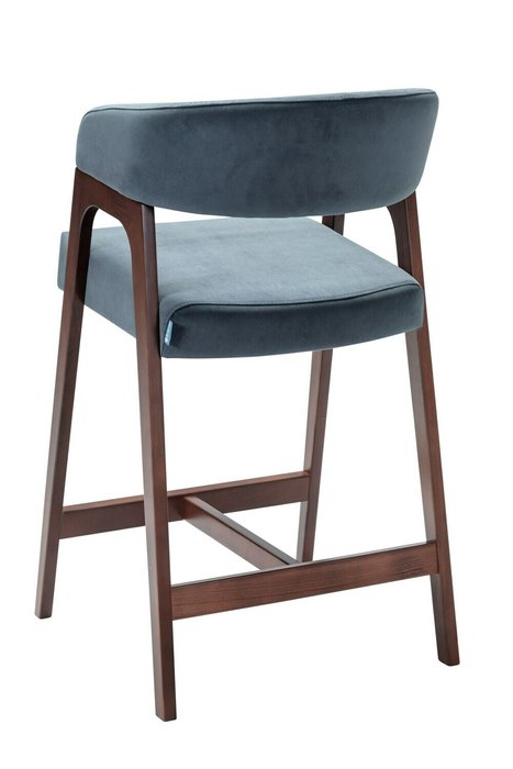Полубарный стул Baxter серо-коричневого цвета - лучшие Барные стулья в INMYROOM