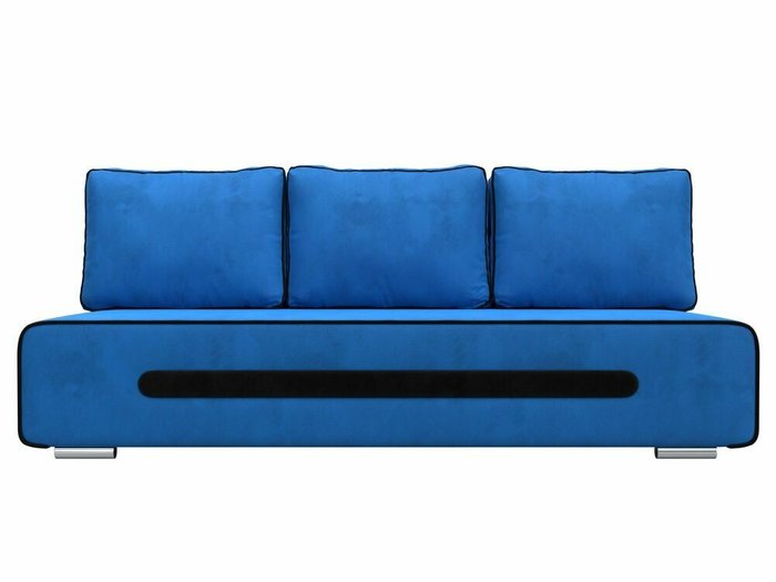 Прямой диван-кровать Приам голубого цвета - купить Прямые диваны по цене 35999.0