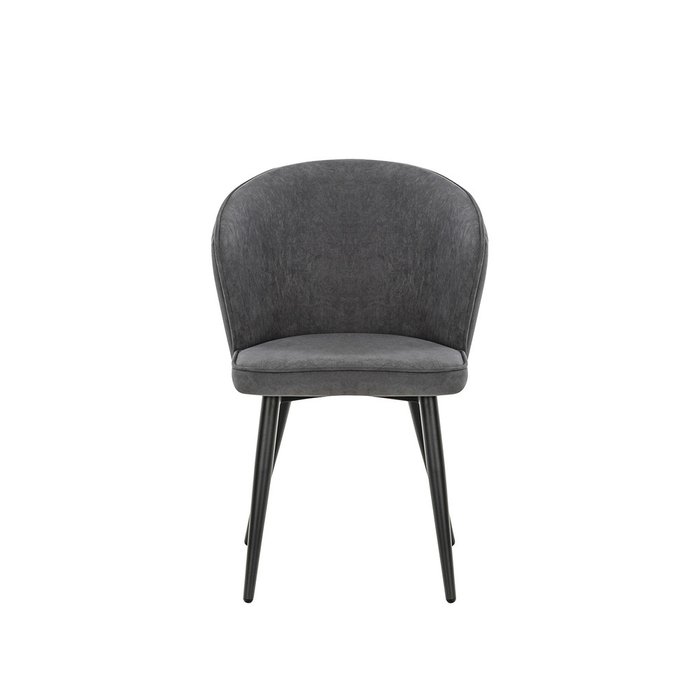 Стул Эшби серого цвета с белыми ножками - купить Обеденные стулья по цене 9600.0