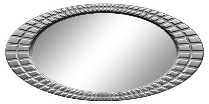 Настенное зеркало Грид Серебро металлик (S) - купить Настенные зеркала по цене 15000.0