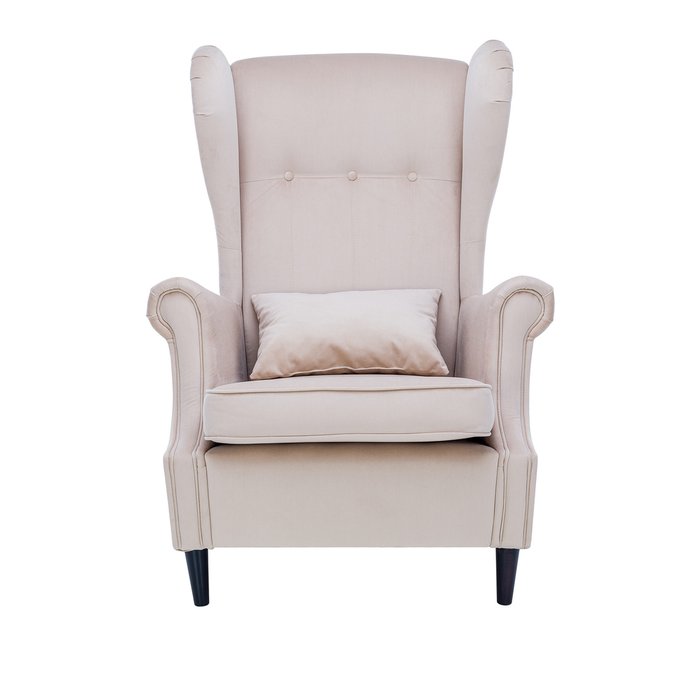 Кресло Монтего бежевого цвета  - купить Интерьерные кресла по цене 27999.0