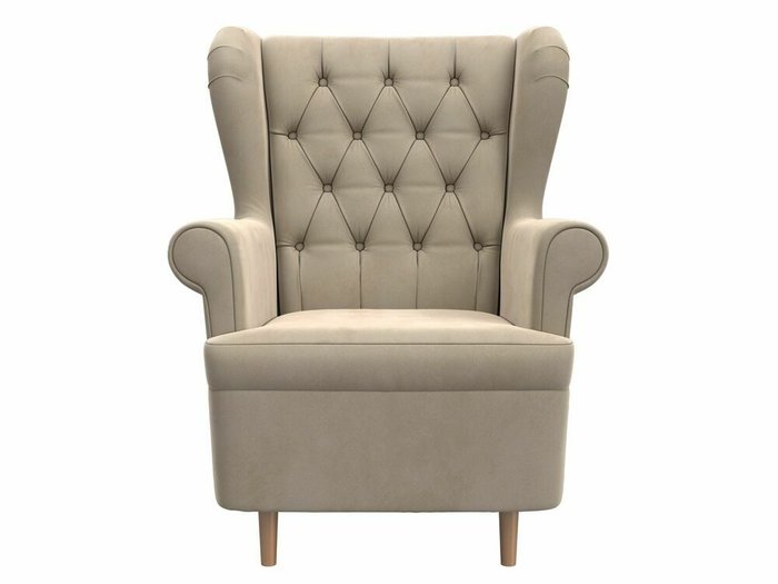 Кресло Торин Люкс бежевого цвета - купить Интерьерные кресла по цене 27999.0