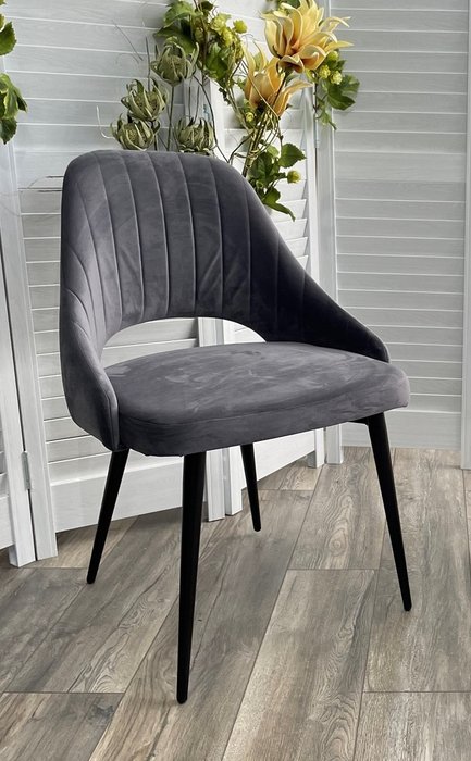 Стул Fantine-Ls серого цвета - купить Обеденные стулья по цене 7650.0