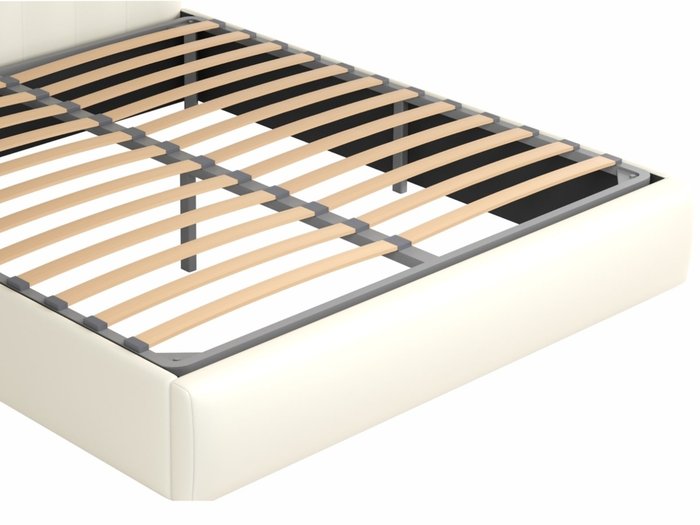 Кровать Стефани 140х200 белого цвета с матрасом - лучшие Кровати для спальни в INMYROOM