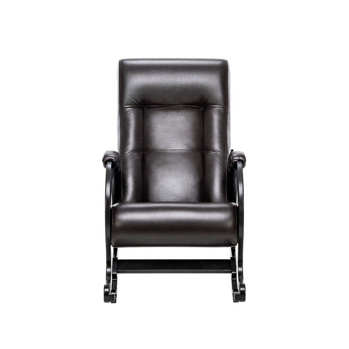 Кресло-качалка Модель 44 темно-коричневого цвета  - купить Интерьерные кресла по цене 16570.0