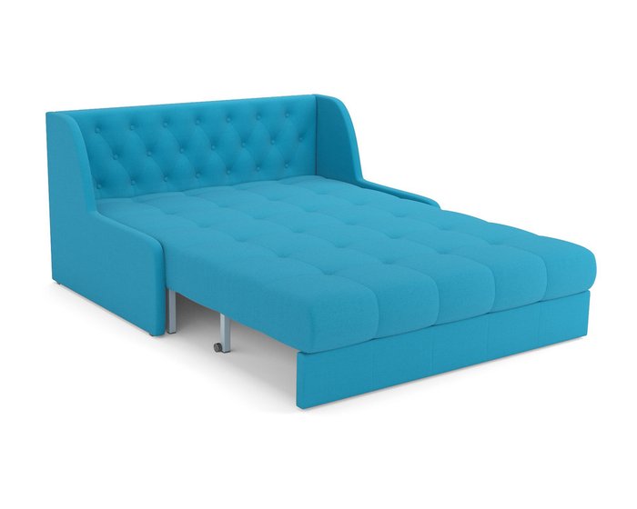 Диван-кровать Барон 6 светло-синего цвета - купить Прямые диваны по цене 37990.0