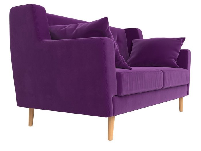 Диван Брайтон фиолетового цвета  - лучшие Прямые диваны в INMYROOM