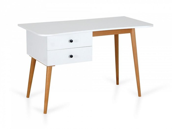 Стол рабочий Rili белого цвета - купить Письменные столы по цене 25300.0