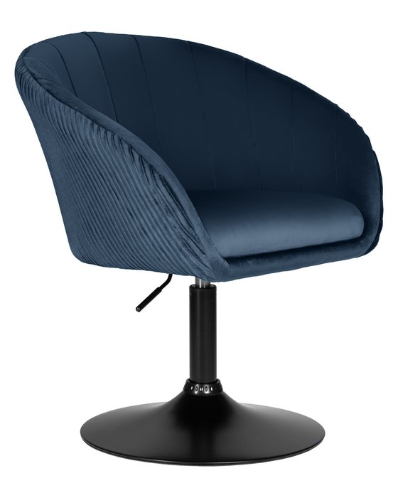 Кресло дизайнерское Edison синего цвета - купить Интерьерные кресла по цене 12110.0