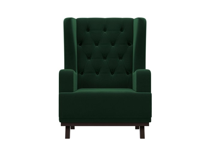 Кресло Джон Люкс зеленого цвета - купить Интерьерные кресла по цене 23999.0