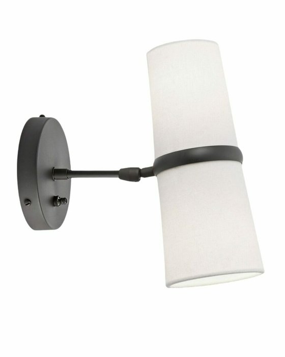 Бра Флемиш бело-черного цвета - купить Бра и настенные светильники по цене 10829.0