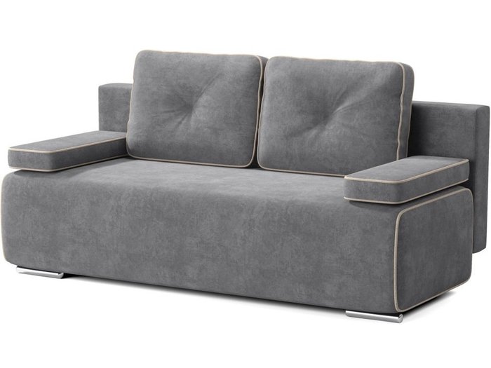 Диван-кровать Асти серого цвета - купить Прямые диваны по цене 31262.0