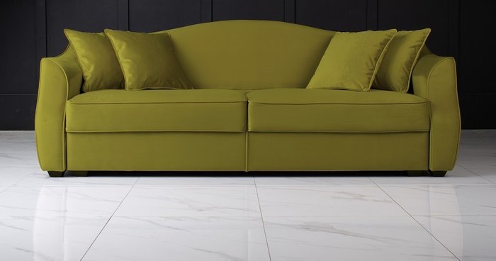Диван-кровать Hermes Dream зеленого цвета - лучшие Прямые диваны в INMYROOM
